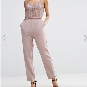 NWT ASOS corset jumpsuit